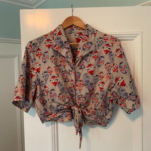 Urban Renewal Lantern Cropped Front Tie – M (EUC)